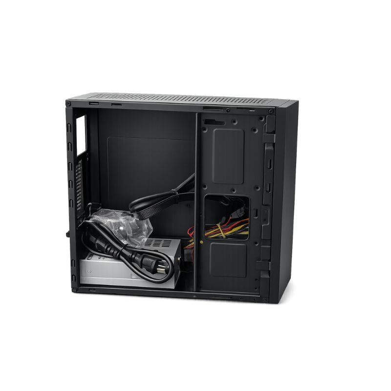 Gabinete Slim ESGAMING J01 mATX/ITX con Fuente 650W USB-C