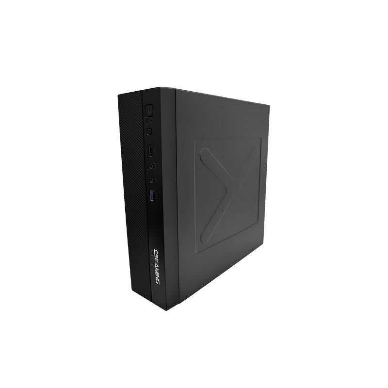 Gabinete Slim ESGAMING J01 mATX/ITX con Fuente 650W USB-C