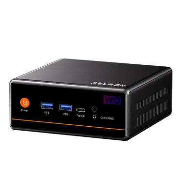 Mini PC Peladn WO4 AMD Ryzen 5 5600H 16GB DDR4 512GB NVMe Windows 11 Pro Wi-Fi 6 Bluetooth 5.2 Dual LAN Triple 4K